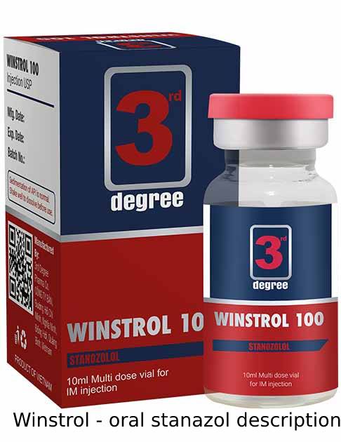 Winstrol – oral stanazol description