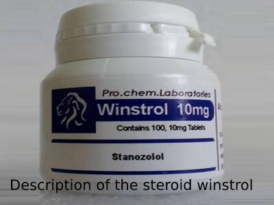 Description of the steroid winstrol