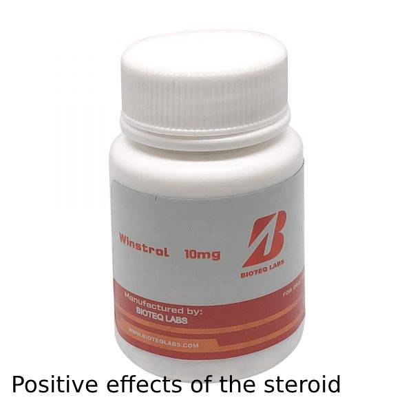 Positive effects of the steroid